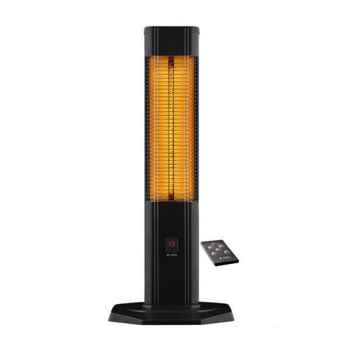 Инфракрасный карбоновый обогреватель Luxeva LXV 2500 -VR черный